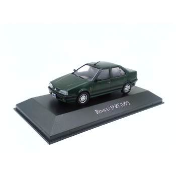 Renault 19 RT 1995 Chamade dark green - skala 1:43 - Salvat/Hachette